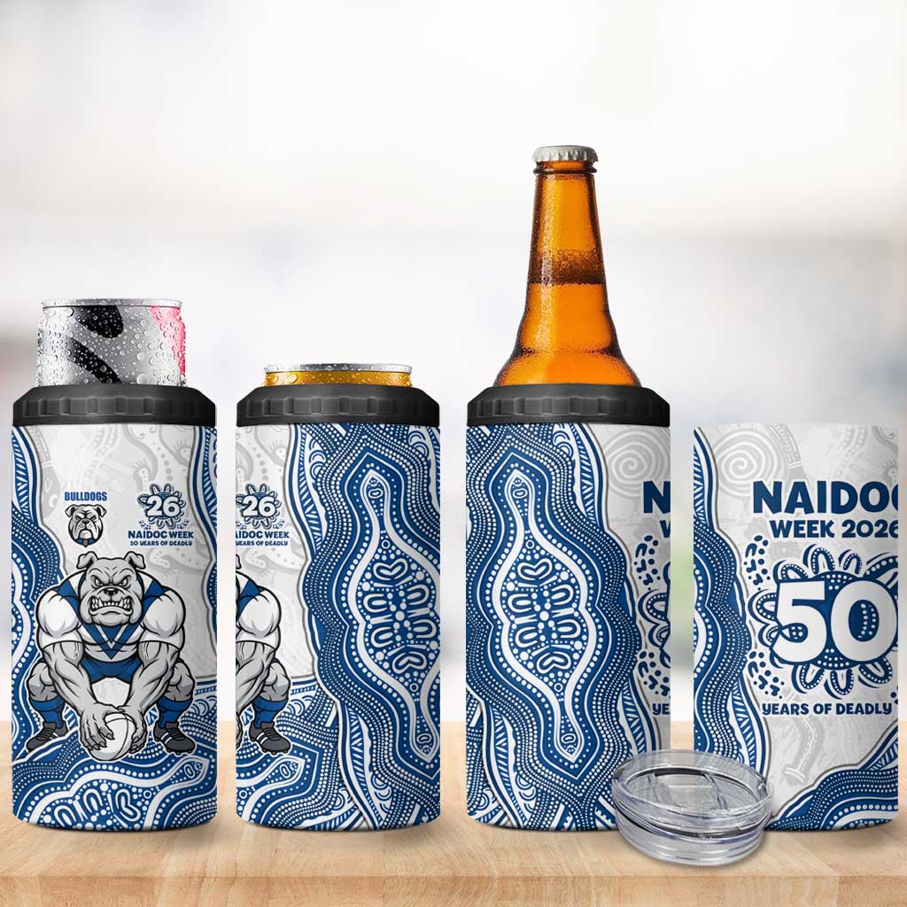 Canterbury-Bankstown Bulldogs NAIDOC Week 2026 4 in 1 Can Cooler Tumbler First Nations of Australia Aboriginal Mascot Rugby