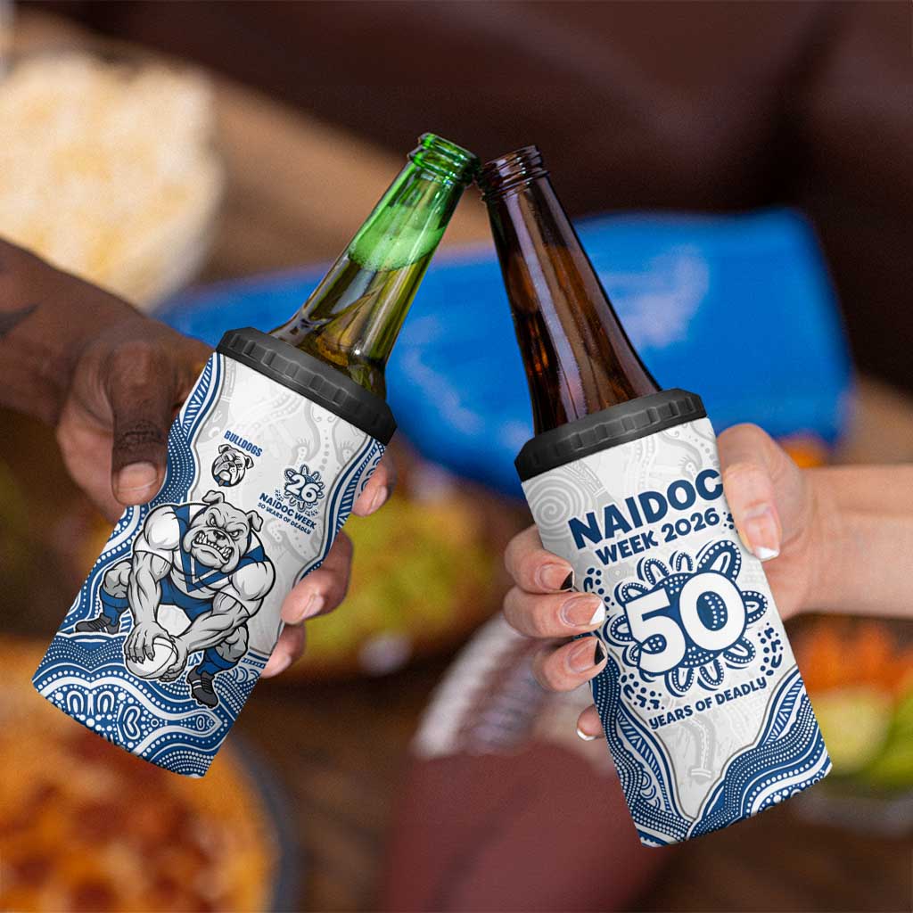 Canterbury-Bankstown Bulldogs NAIDOC Week 2026 4 in 1 Can Cooler Tumbler First Nations of Australia Aboriginal Mascot Rugby