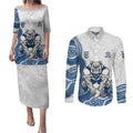 Canterbury-Bankstown Bulldogs NAIDOC Week 2026 Couples Matching Puletasi and Long Sleeve Button Shirt First Nations of Australia Aboriginal Mascot Rugby