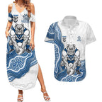 Canterbury-Bankstown Bulldogs NAIDOC Week 2026 Couples Matching Summer Maxi Dress and Hawaiian Shirt First Nations of Australia Aboriginal Mascot Rugby