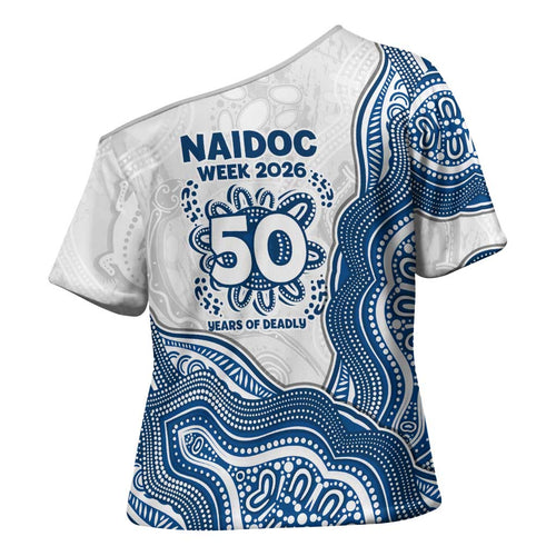 Canterbury-Bankstown Bulldogs NAIDOC Week 2026 Cross Shoulder Shirt First Nations of Australia Aboriginal Mascot Rugby