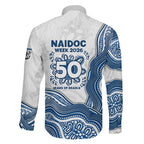 Canterbury-Bankstown Bulldogs NAIDOC Week 2026 Family Matching Off The Shoulder Long Sleeve Dress and Hawaiian Shirt First Nations of Australia Aboriginal Mascot Rugby