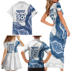Canterbury-Bankstown Bulldogs NAIDOC Week 2026 Family Matching Short Sleeve Bodycon Dress and Hawaiian Shirt First Nations of Australia Aboriginal Mascot Rugby
