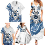Canterbury-Bankstown Bulldogs NAIDOC Week 2026 Family Matching Summer Maxi Dress and Hawaiian Shirt First Nations of Australia Aboriginal Mascot Rugby