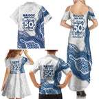 Canterbury-Bankstown Bulldogs NAIDOC Week 2026 Family Matching Summer Maxi Dress and Hawaiian Shirt First Nations of Australia Aboriginal Mascot Rugby