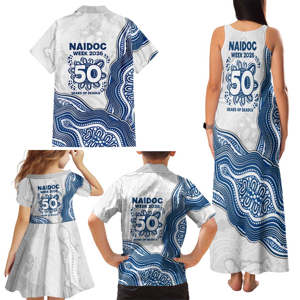 Canterbury-Bankstown Bulldogs NAIDOC Week 2026 Family Matching Tank Maxi Dress and Hawaiian Shirt First Nations of Australia Aboriginal Mascot Rugby
