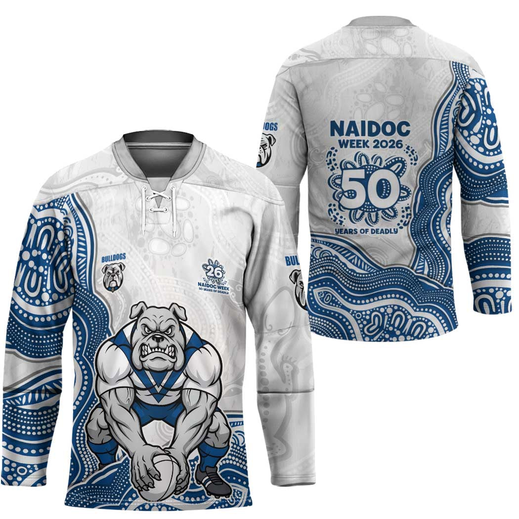 Canterbury-Bankstown Bulldogs NAIDOC Week 2026 Hockey Jersey First Nations of Australia Aboriginal Mascot Rugby