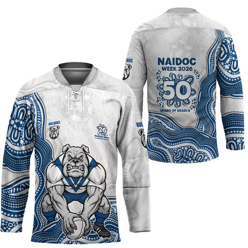 Canterbury-Bankstown Bulldogs NAIDOC Week 2026 Hockey Jersey First Nations of Australia Aboriginal Mascot Rugby