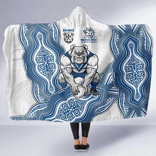 Canterbury-Bankstown Bulldogs NAIDOC Week 2026 Hooded Blanket First Nations of Australia Aboriginal Mascot Rugby