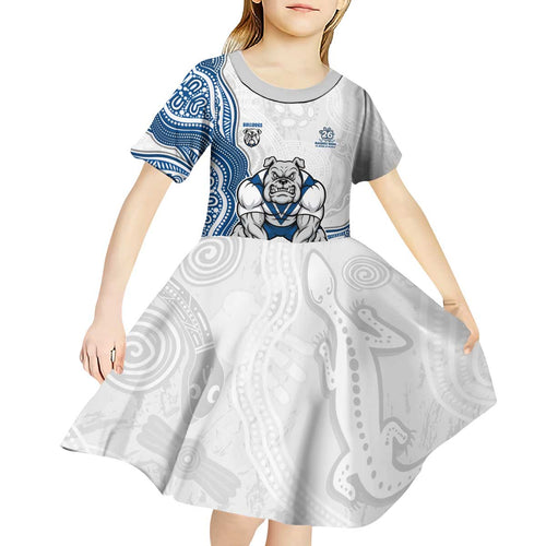 Canterbury-Bankstown Bulldogs NAIDOC Week 2026 Kid Short Sleeve Dress First Nations of Australia Aboriginal Mascot Rugby