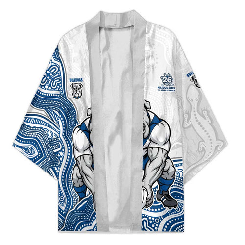 Canterbury-Bankstown Bulldogs NAIDOC Week 2026 Kimono First Nations of Australia Aboriginal Mascot Rugby