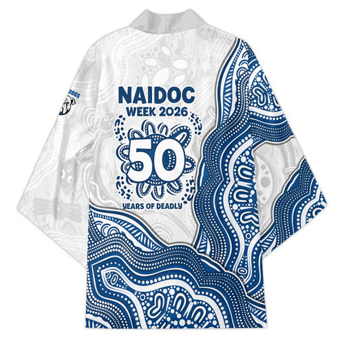 Canterbury-Bankstown Bulldogs NAIDOC Week 2026 Kimono First Nations of Australia Aboriginal Mascot Rugby