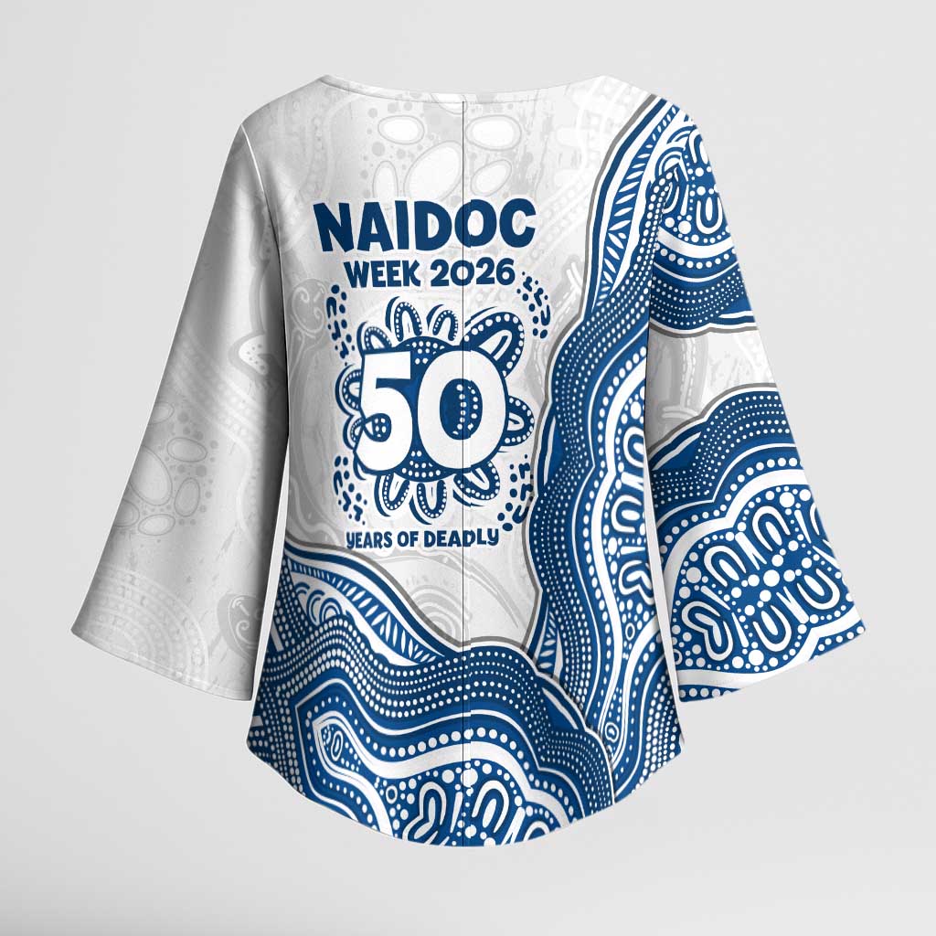 Canterbury-Bankstown Bulldogs NAIDOC Week 2026 Kimono Sleeve Blouse First Nations of Australia Aboriginal Mascot Rugby