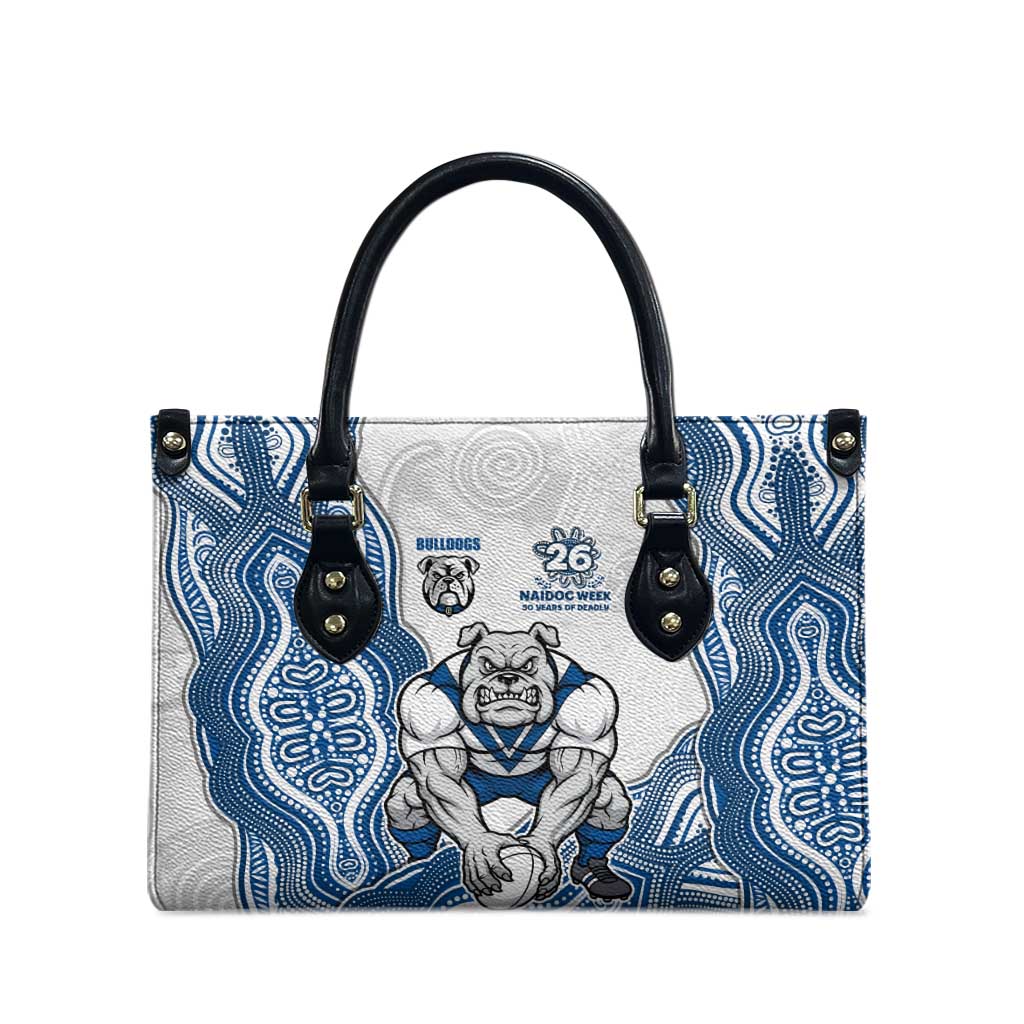 Canterbury-Bankstown Bulldogs NAIDOC Week 2026 Leather Bag First Nations of Australia Aboriginal Mascot Rugby