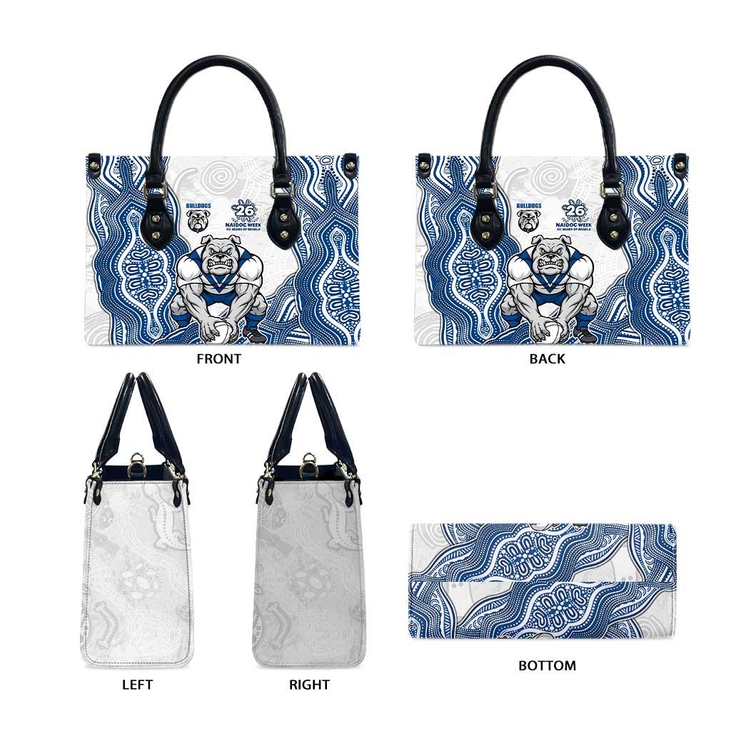 Canterbury-Bankstown Bulldogs NAIDOC Week 2026 Leather Bag First Nations of Australia Aboriginal Mascot Rugby