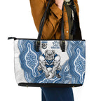 Canterbury-Bankstown Bulldogs NAIDOC Week 2026 Leather Tote Bag First Nations of Australia Aboriginal Mascot Rugby