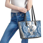 Canterbury-Bankstown Bulldogs NAIDOC Week 2026 Leather Tote Bag First Nations of Australia Aboriginal Mascot Rugby