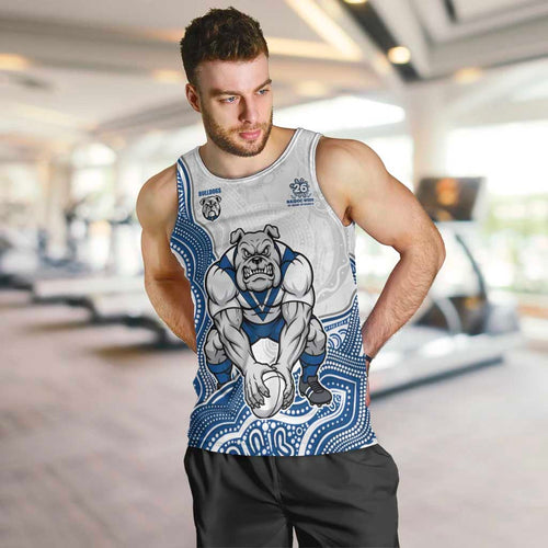 Canterbury-Bankstown Bulldogs NAIDOC Week 2026 Men Tank Top First Nations of Australia Aboriginal Mascot Rugby