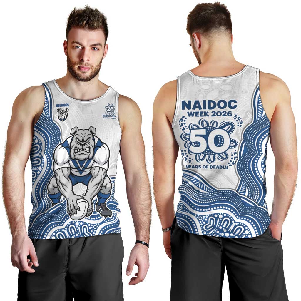 Canterbury-Bankstown Bulldogs NAIDOC Week 2026 Men Tank Top First Nations of Australia Aboriginal Mascot Rugby