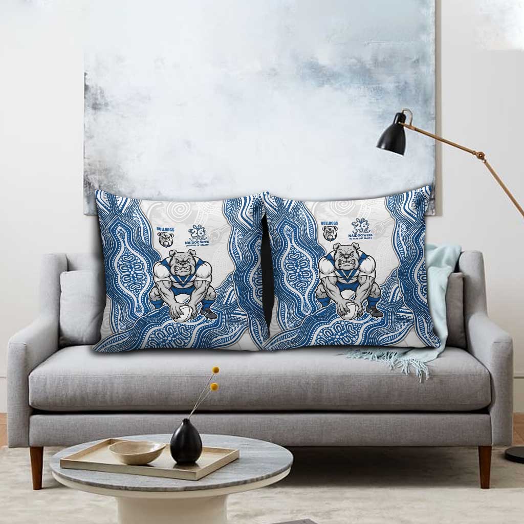Canterbury-Bankstown Bulldogs NAIDOC Week 2026 Pillow Cover First Nations of Australia Aboriginal Mascot Rugby