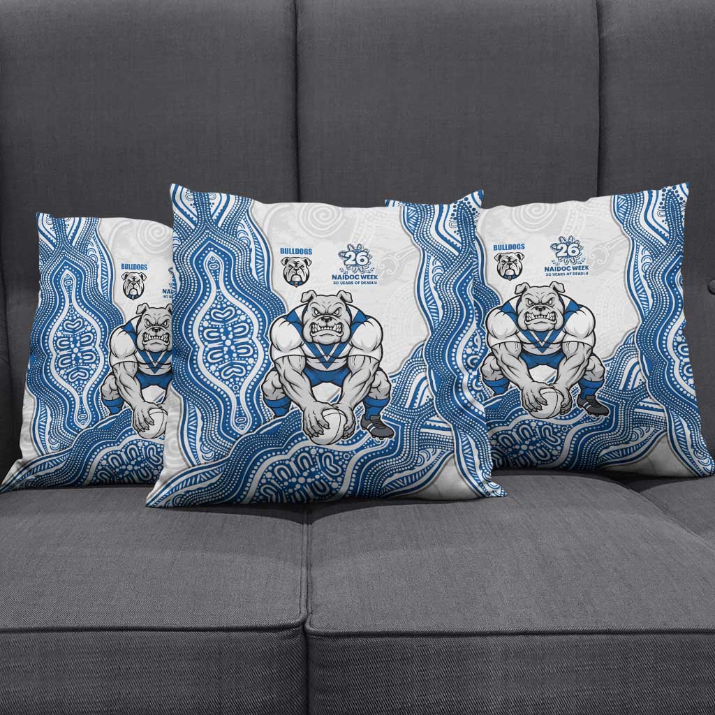 Canterbury-Bankstown Bulldogs NAIDOC Week 2026 Pillow Cover First Nations of Australia Aboriginal Mascot Rugby