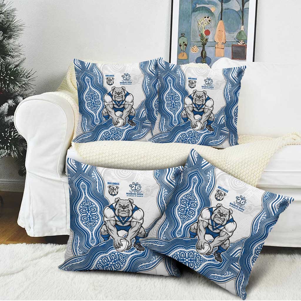 Canterbury-Bankstown Bulldogs NAIDOC Week 2026 Pillow Cover First Nations of Australia Aboriginal Mascot Rugby