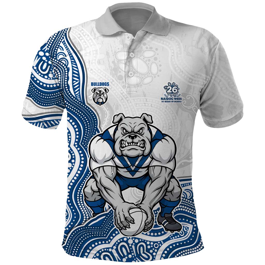 Canterbury-Bankstown Bulldogs NAIDOC Week 2026 Polo Shirt First Nations of Australia Aboriginal Mascot Rugby