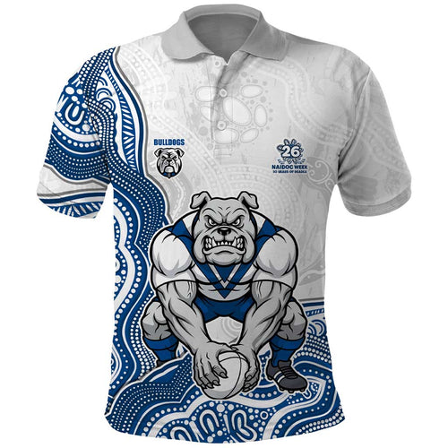 Canterbury-Bankstown Bulldogs NAIDOC Week 2026 Polo Shirt First Nations of Australia Aboriginal Mascot Rugby