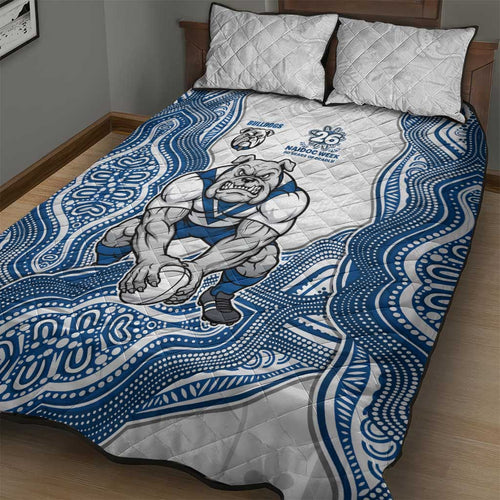 Canterbury-Bankstown Bulldogs NAIDOC Week 2026 Quilt Bed Set First Nations of Australia Aboriginal Mascot Rugby