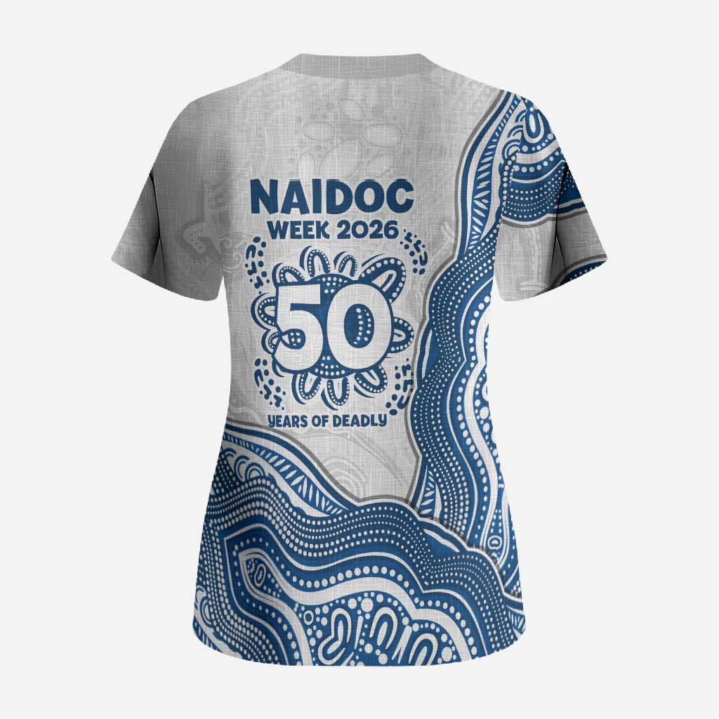 Canterbury-Bankstown Bulldogs NAIDOC Week 2026 Scrub Top First Nations of Australia Aboriginal Mascot Rugby