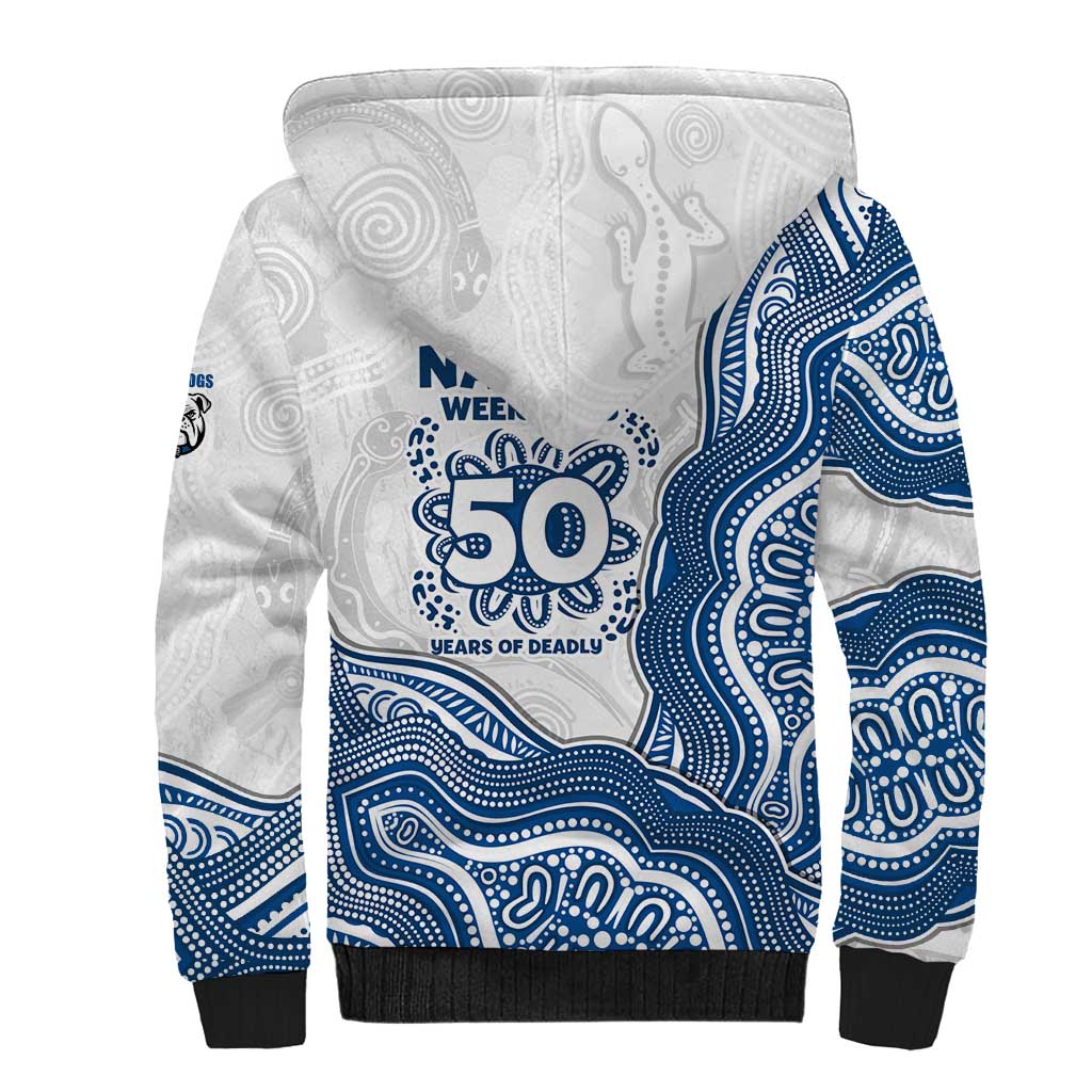 Canterbury-Bankstown Bulldogs NAIDOC Week 2026 Sherpa Hoodie First Nations of Australia Aboriginal Mascot Rugby