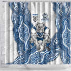 Canterbury-Bankstown Bulldogs NAIDOC Week 2026 Shower Curtain First Nations of Australia Aboriginal Mascot Rugby