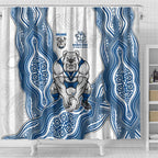 Canterbury-Bankstown Bulldogs NAIDOC Week 2026 Shower Curtain First Nations of Australia Aboriginal Mascot Rugby