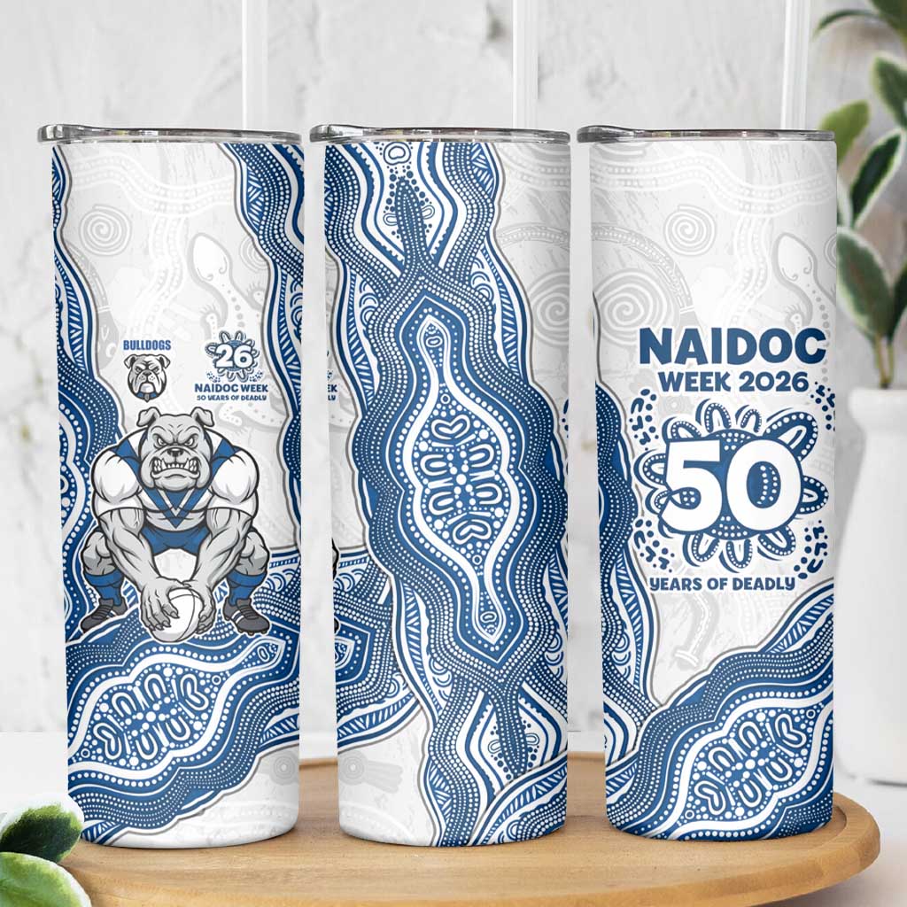 Canterbury-Bankstown Bulldogs NAIDOC Week 2026 Skinny Tumbler First Nations of Australia Aboriginal Mascot Rugby