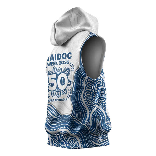 Canterbury-Bankstown Bulldogs NAIDOC Week 2026 Sleeveless Hoodie First Nations of Australia Aboriginal Mascot Rugby