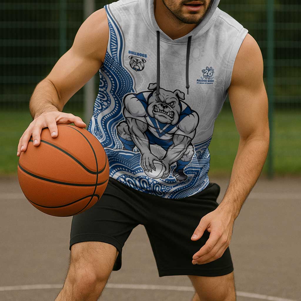 Canterbury-Bankstown Bulldogs NAIDOC Week 2026 Sleeveless Hoodie First Nations of Australia Aboriginal Mascot Rugby