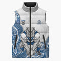 Canterbury-Bankstown Bulldogs NAIDOC Week 2026 Sleeveless Puffer Jacket First Nations of Australia Aboriginal Mascot Rugby