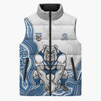 Canterbury-Bankstown Bulldogs NAIDOC Week 2026 Sleeveless Puffer Jacket First Nations of Australia Aboriginal Mascot Rugby