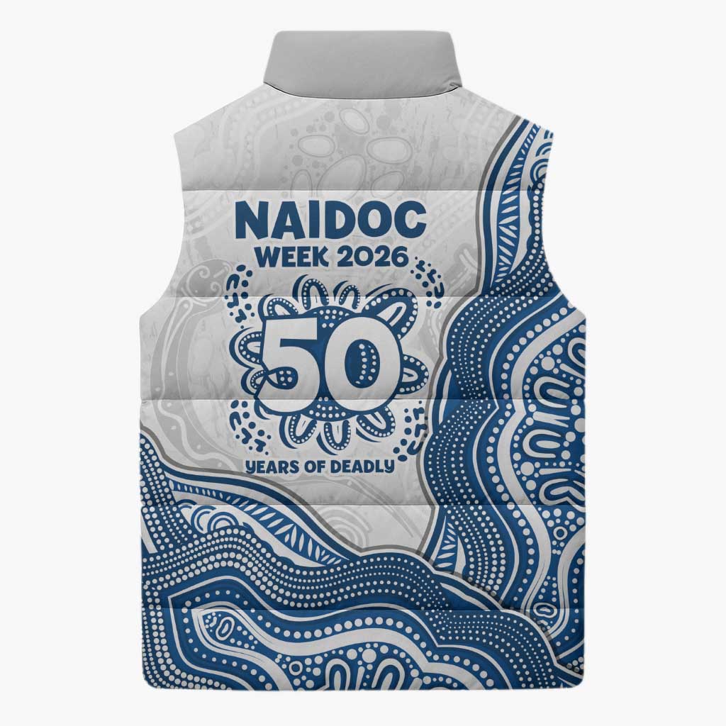 Canterbury-Bankstown Bulldogs NAIDOC Week 2026 Sleeveless Puffer Jacket First Nations of Australia Aboriginal Mascot Rugby