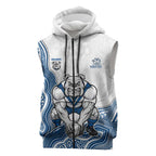 Canterbury-Bankstown Bulldogs NAIDOC Week 2026 Sleeveless Zip Hoodie First Nations of Australia Aboriginal Mascot Rugby