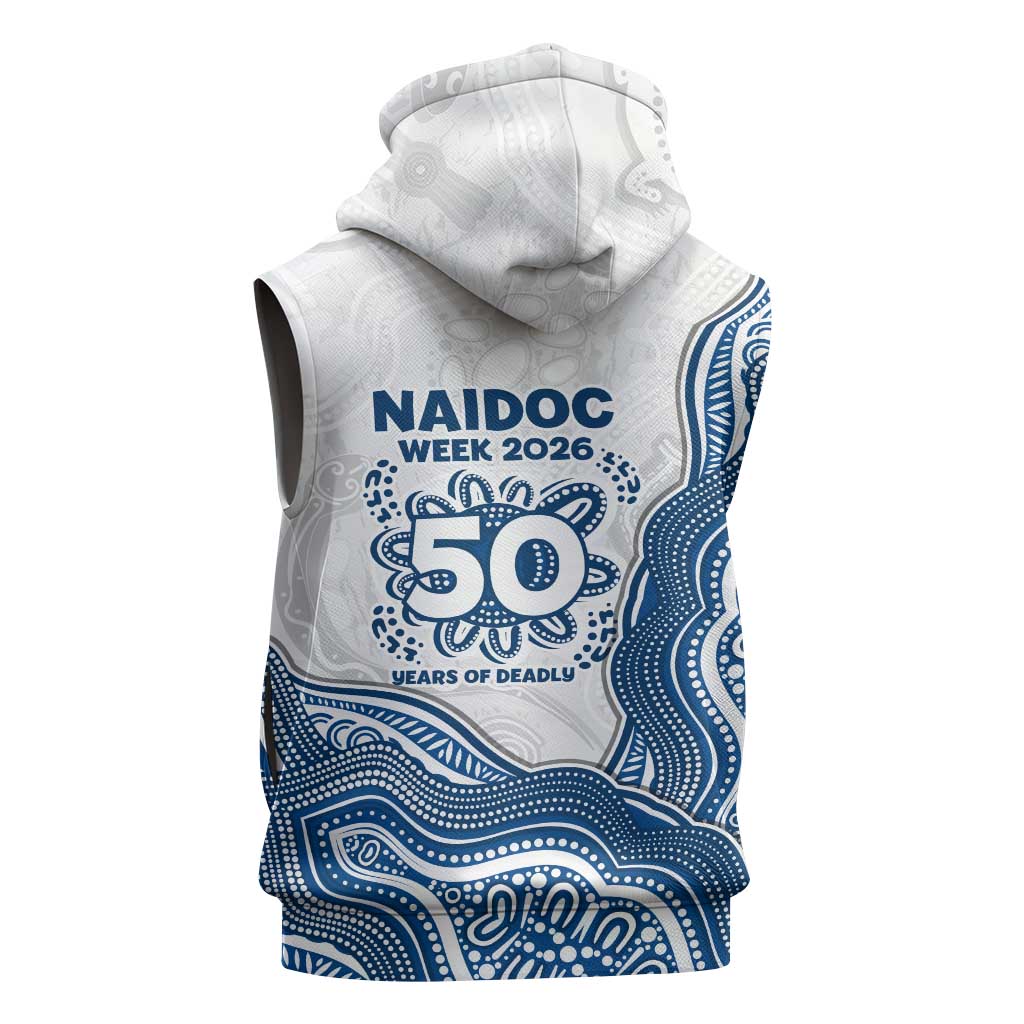 Canterbury-Bankstown Bulldogs NAIDOC Week 2026 Sleeveless Zip Hoodie First Nations of Australia Aboriginal Mascot Rugby