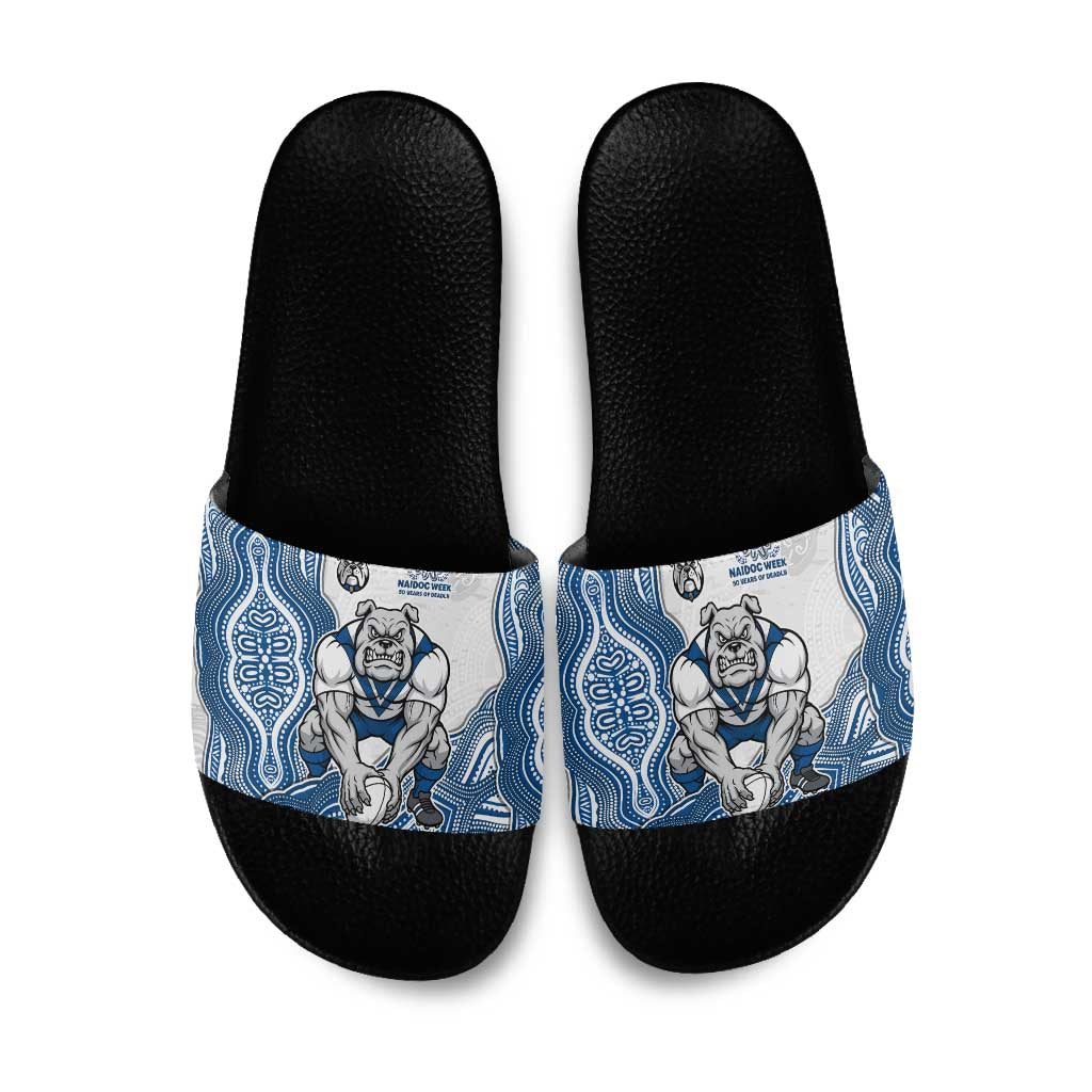 Canterbury-Bankstown Bulldogs NAIDOC Week 2026 Slide Sandals First Nations of Australia Aboriginal Mascot Rugby