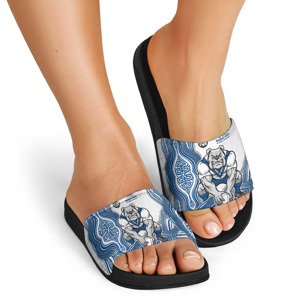 Canterbury-Bankstown Bulldogs NAIDOC Week 2026 Slide Sandals First Nations of Australia Aboriginal Mascot Rugby