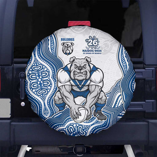 Canterbury-Bankstown Bulldogs NAIDOC Week 2026 Spare Tire Cover First Nations of Australia Aboriginal Mascot Rugby
