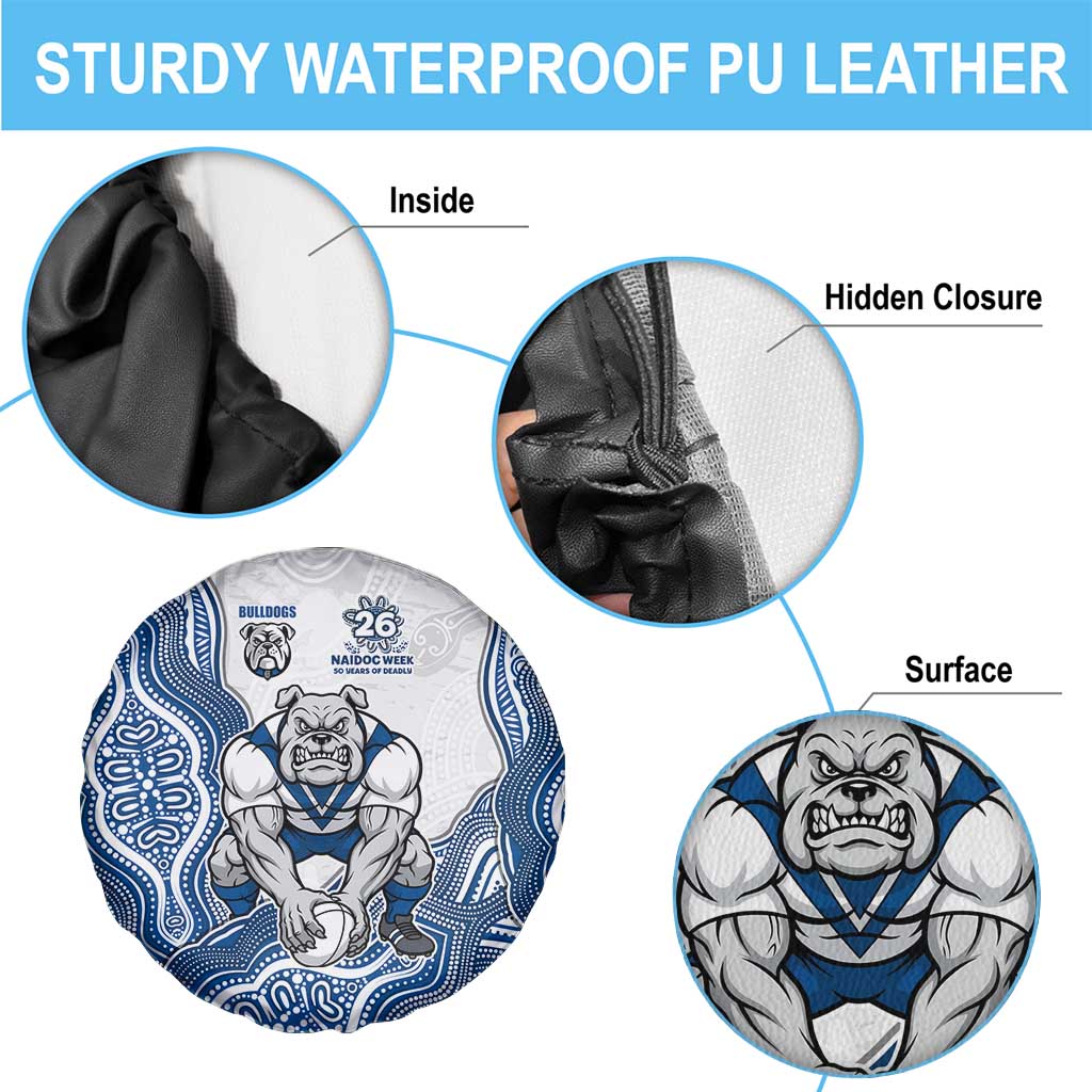 Canterbury-Bankstown Bulldogs NAIDOC Week 2026 Spare Tire Cover First Nations of Australia Aboriginal Mascot Rugby