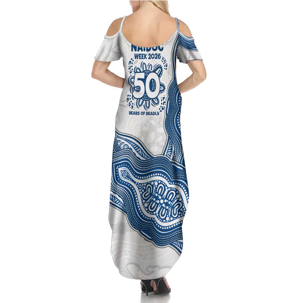 Canterbury-Bankstown Bulldogs NAIDOC Week 2026 Summer Maxi Dress First Nations of Australia Aboriginal Mascot Rugby