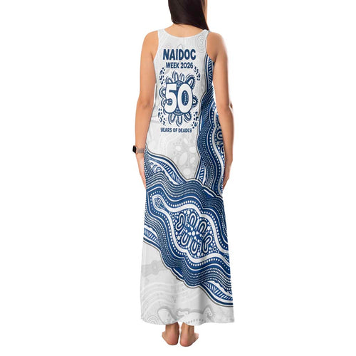 Canterbury-Bankstown Bulldogs NAIDOC Week 2026 Tank Maxi Dress First Nations of Australia Aboriginal Mascot Rugby