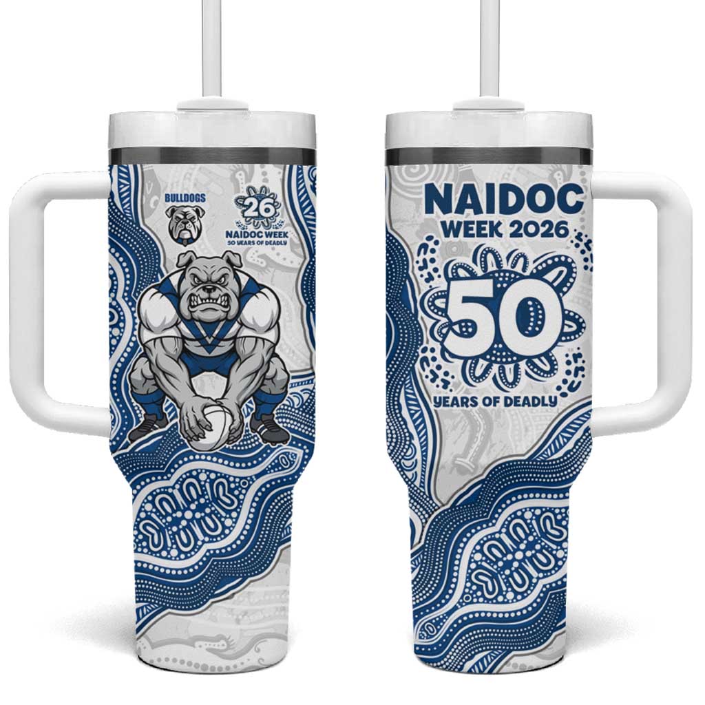 Canterbury-Bankstown Bulldogs NAIDOC Week 2026 Tumbler With Handle First Nations of Australia Aboriginal Mascot Rugby