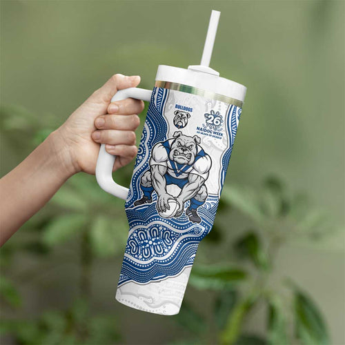 Canterbury-Bankstown Bulldogs NAIDOC Week 2026 Tumbler With Handle First Nations of Australia Aboriginal Mascot Rugby