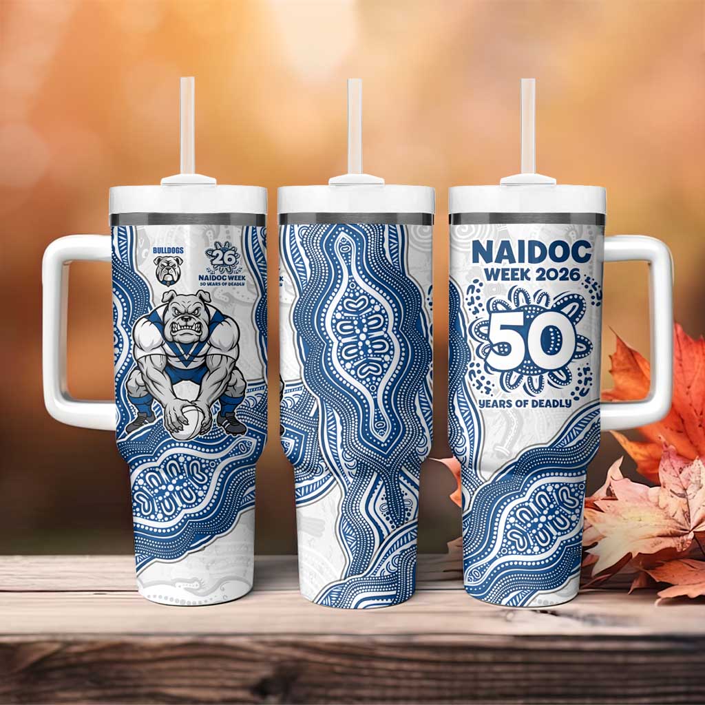 Canterbury-Bankstown Bulldogs NAIDOC Week 2026 Tumbler With Handle First Nations of Australia Aboriginal Mascot Rugby